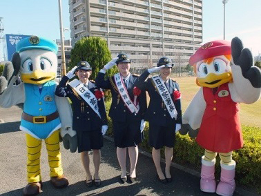 一日警察署長の様子