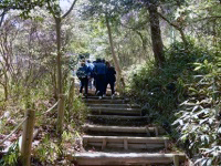 須磨離宮公園オリエンテーリングの様子