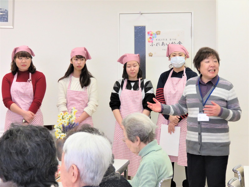 ふれあい給食の様子1