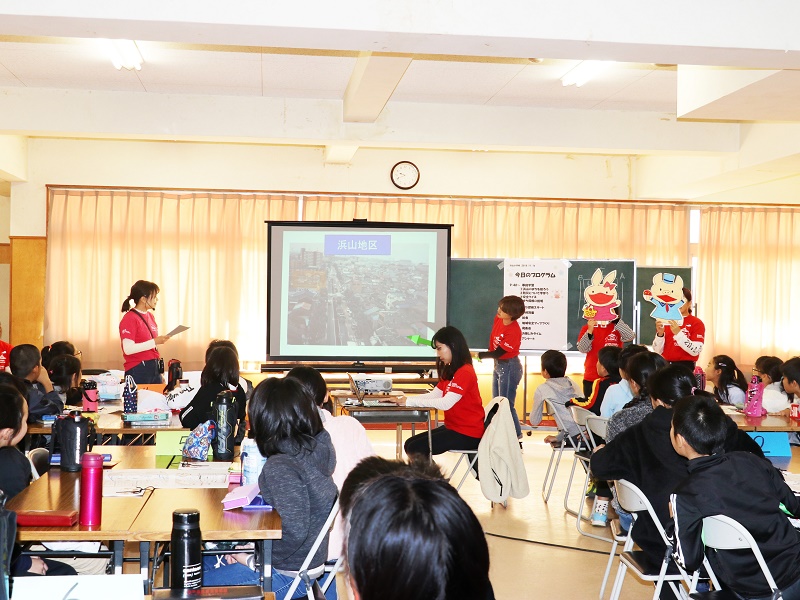 地域安全マップづくり教室の様子1