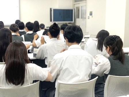 兵庫県立武庫荘総合高等学校との連携授業見学会開催3